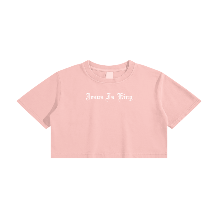 Jesus is King (Crop Top)