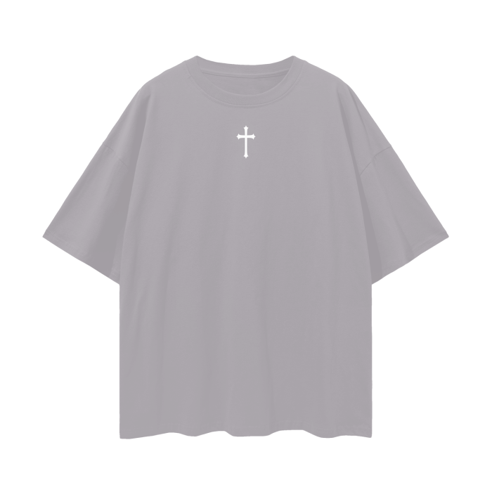 Not today Satan (Oversize Deep Drop Shoulder Tee)