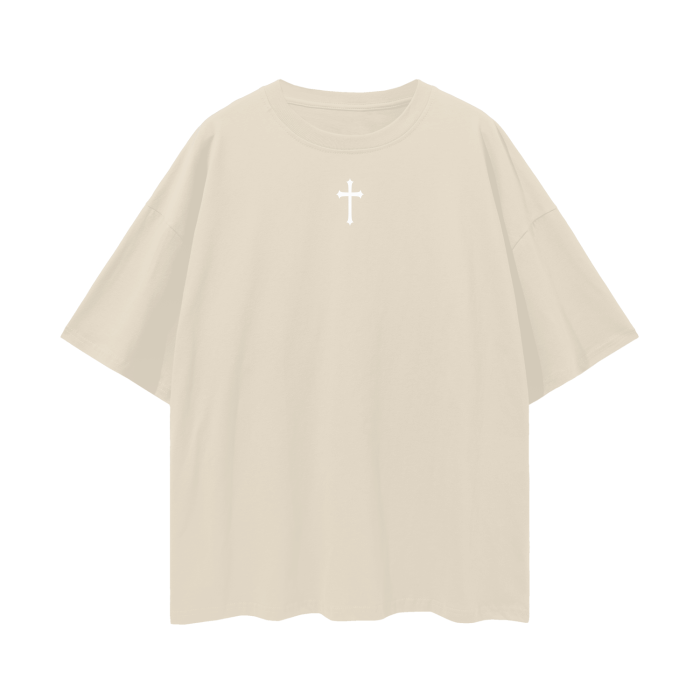 Not today Satan (Oversize Deep Drop Shoulder Tee)