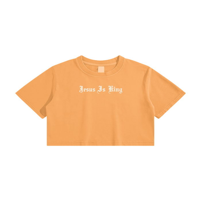 Jesus is King (Crop Top)