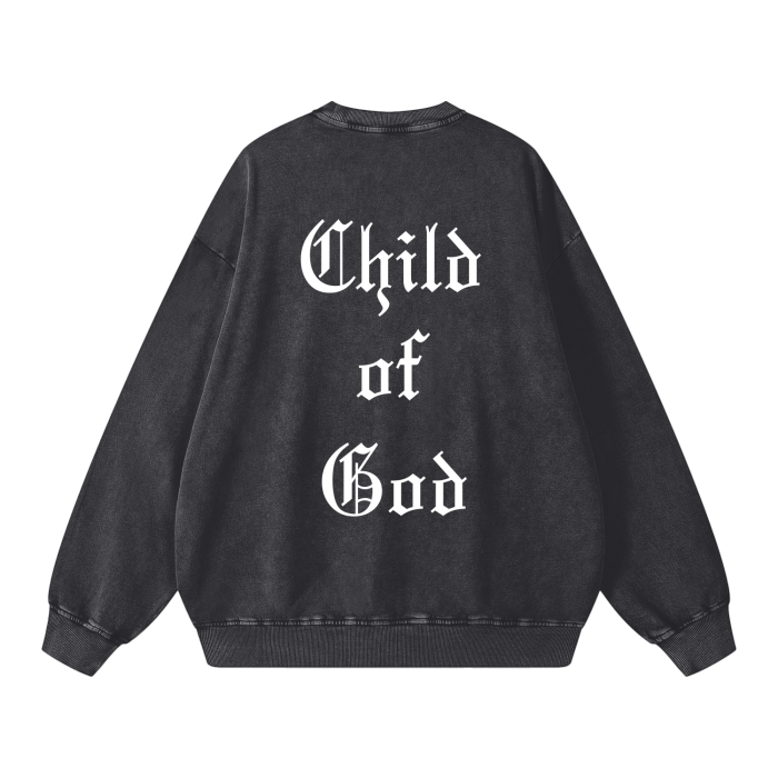 Child of God (Acid Wash Oversize Crewneck)