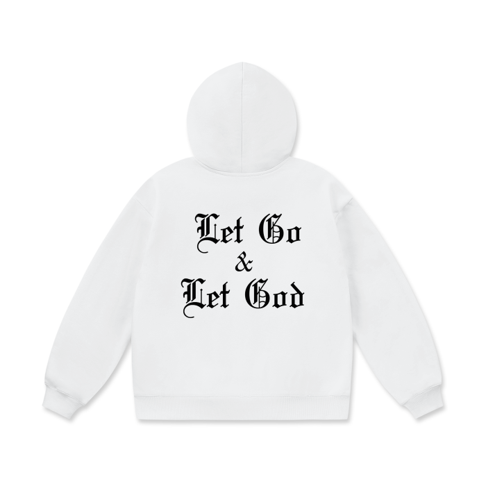 Let go & Let God (Oversize Heavyweight Fleece Hoodie)